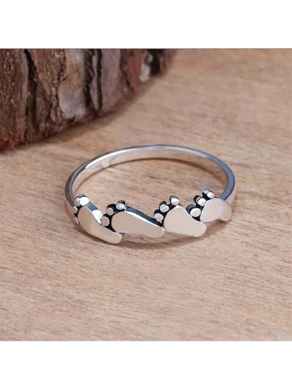 Baby Feet / Footprints Ring #855